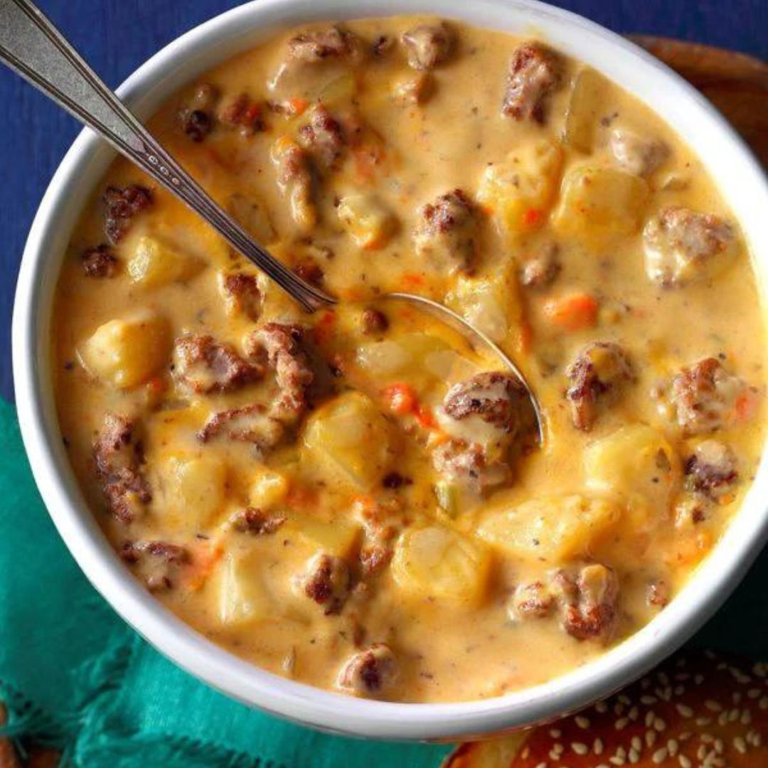 Bacon Cheeseburger Soup. 