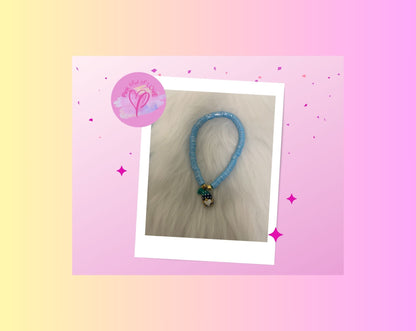 blue Gnome and Clay Beaded Stretch BraceletPink tiful of LOVE