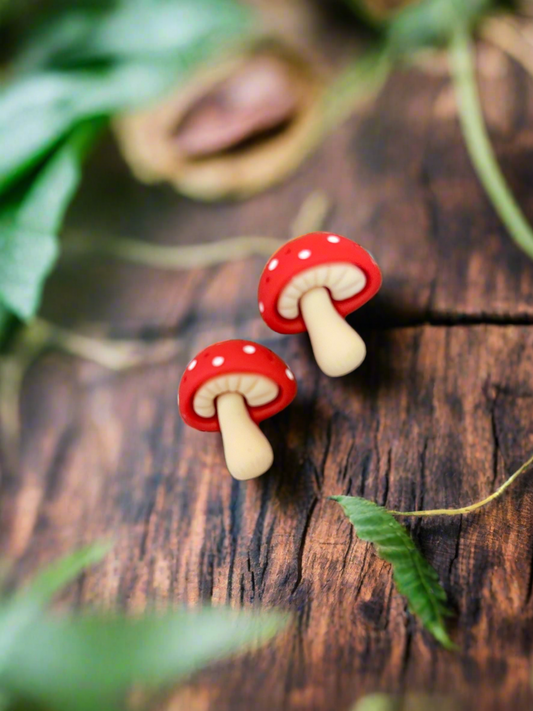 MUSHROOM MADNESS Stud EarringsPink tiful of LOVE