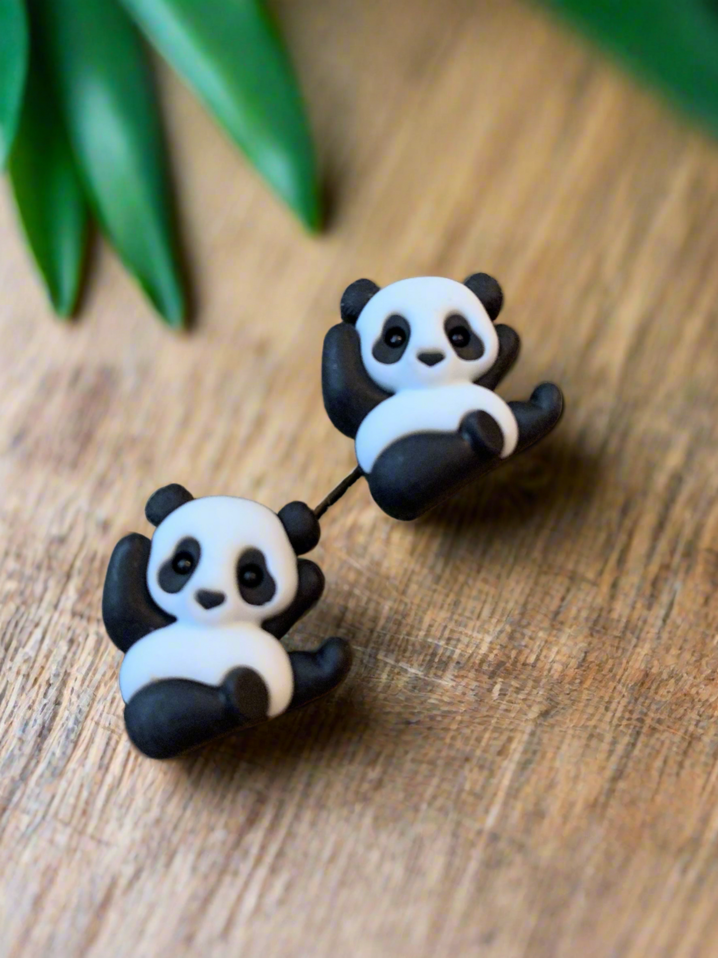UNIQUE AND ADORABLE Panda EarringsPink tiful of LOVE