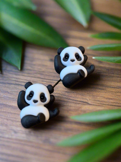 UNIQUE AND ADORABLE Panda EarringsPink tiful of LOVE