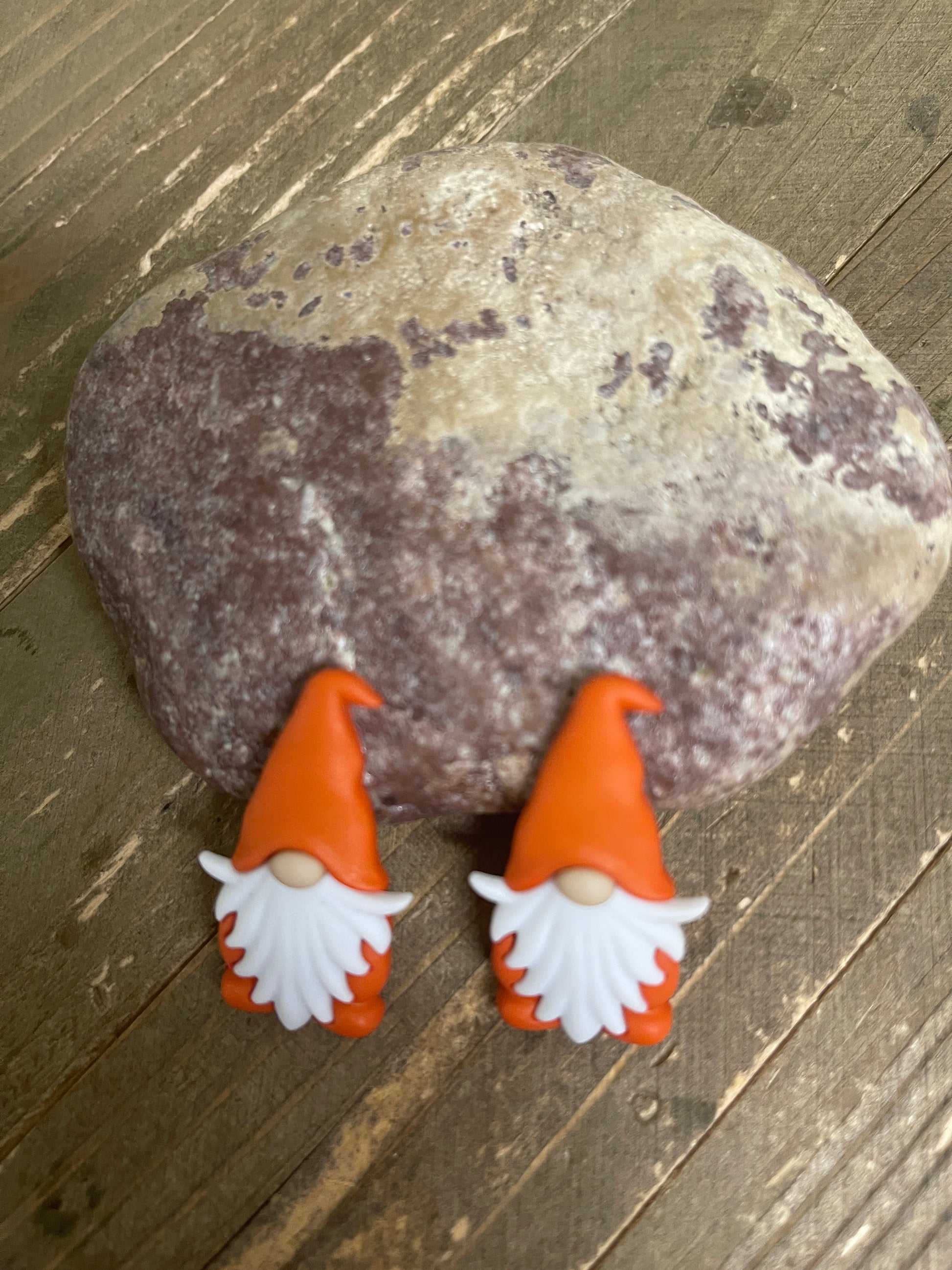 Gnome Bones About It Collection Stud Earrings (3 Halloween colorsto choose from)Pink tiful of LOVE