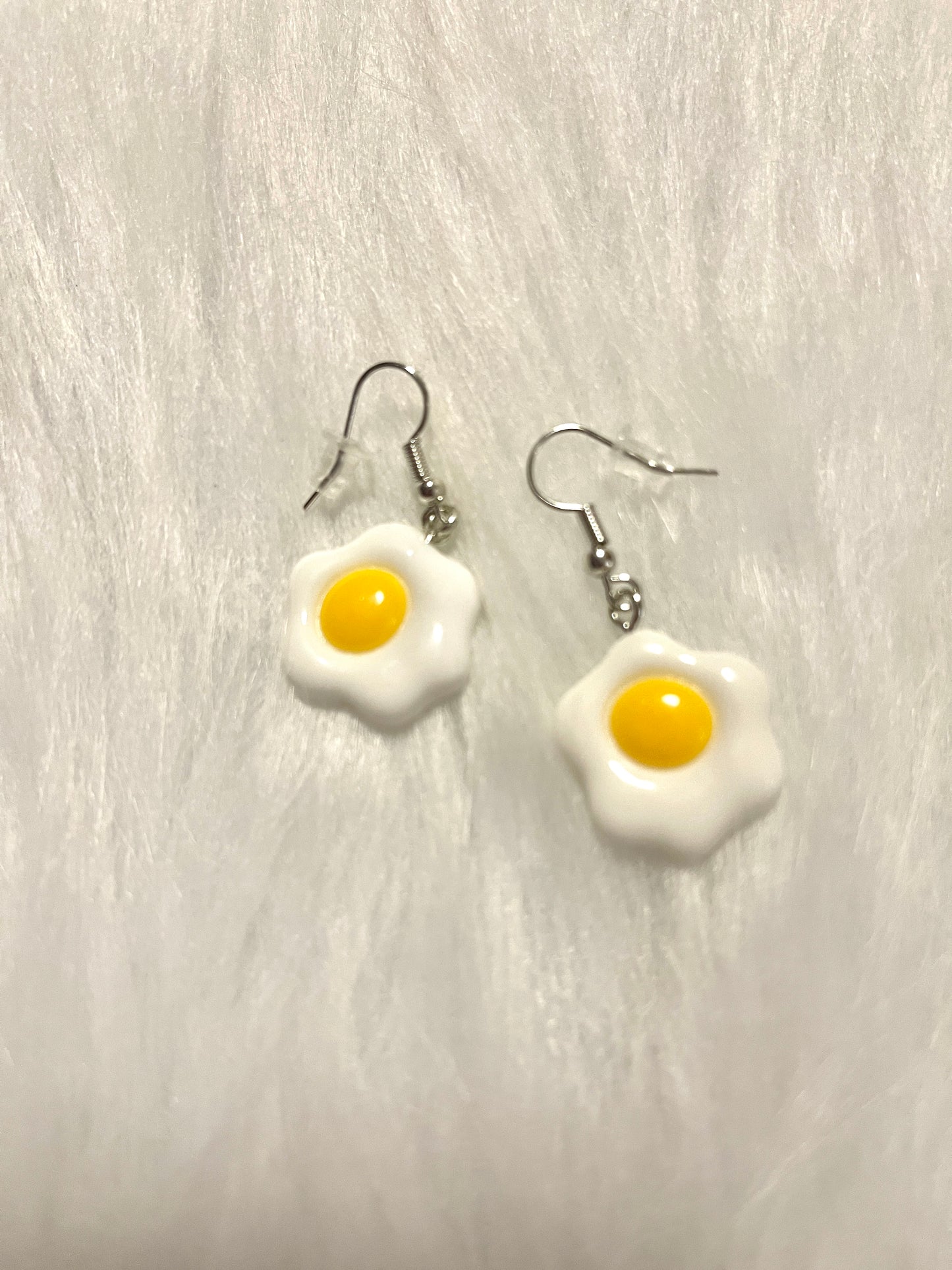 Fried Egg Wire EarringsPink tiful of LOVE