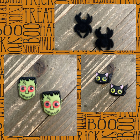 Spooky Halloween Collection Stud earrings (3 to choose)Pink tiful of LOVE