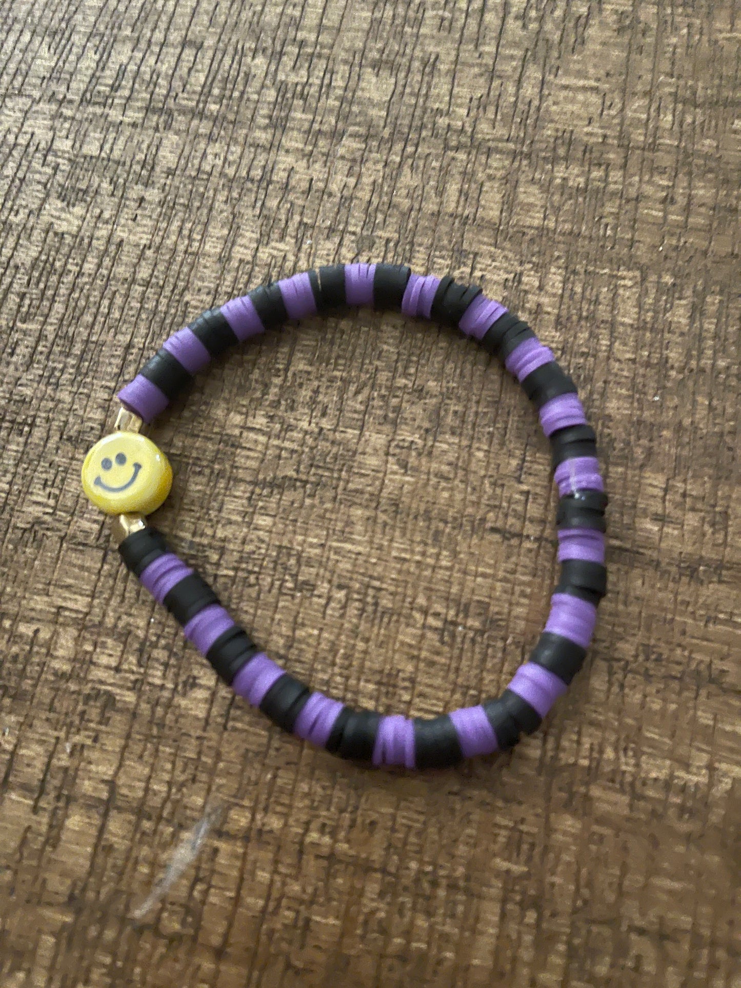 Smiley Face Clay Beaded Stretch Bracelets (3 to choose from)Pink tiful of LOVE