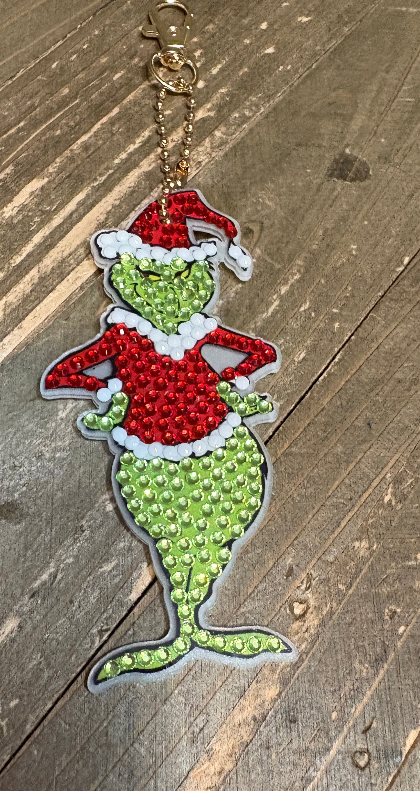 Grinchmas Collection Diamond Art Key chain or OrnamentsPink tiful of LOVE