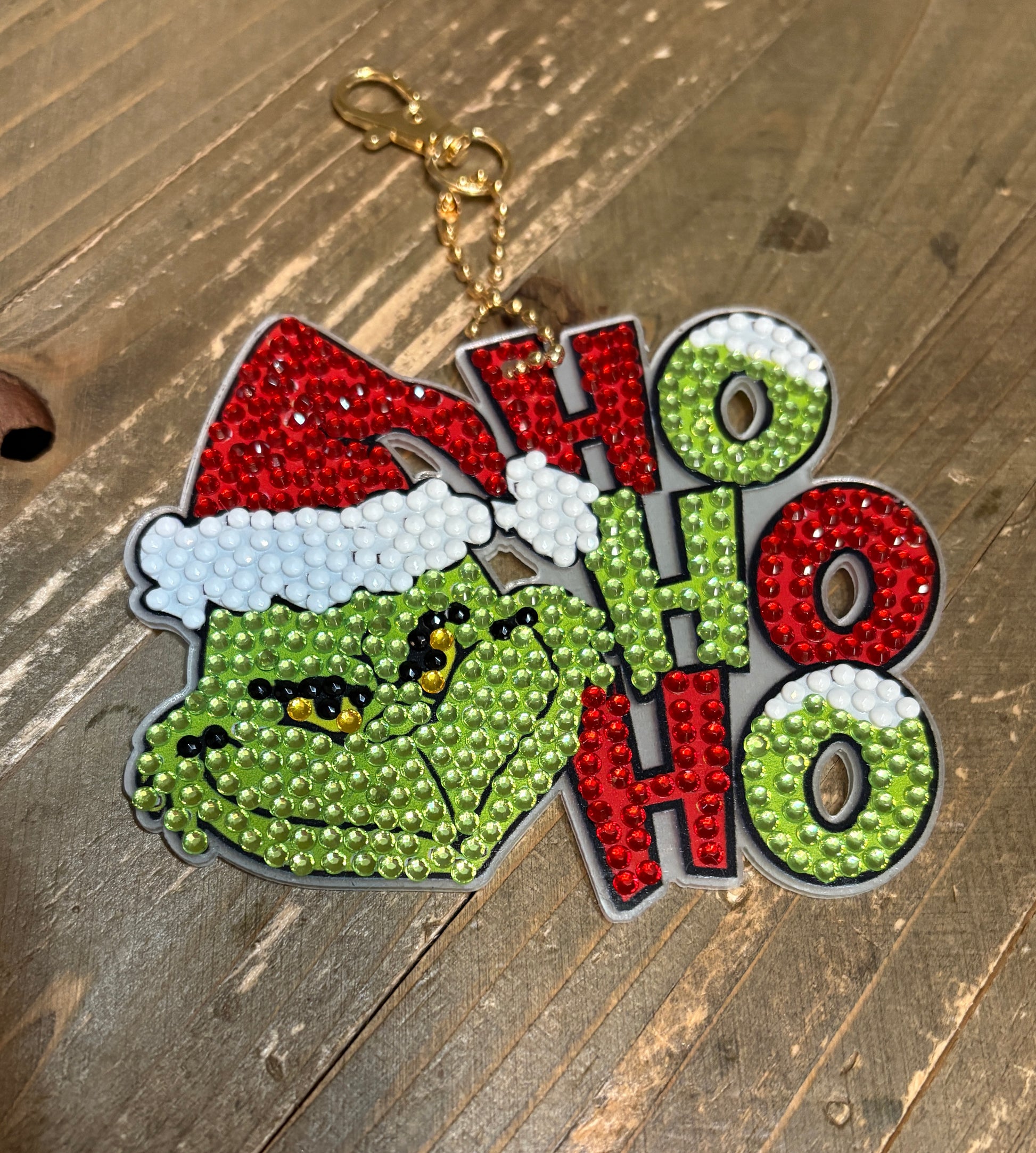 Grinchmas Collection Diamond Art Key chain or OrnamentsPink tiful of LOVE