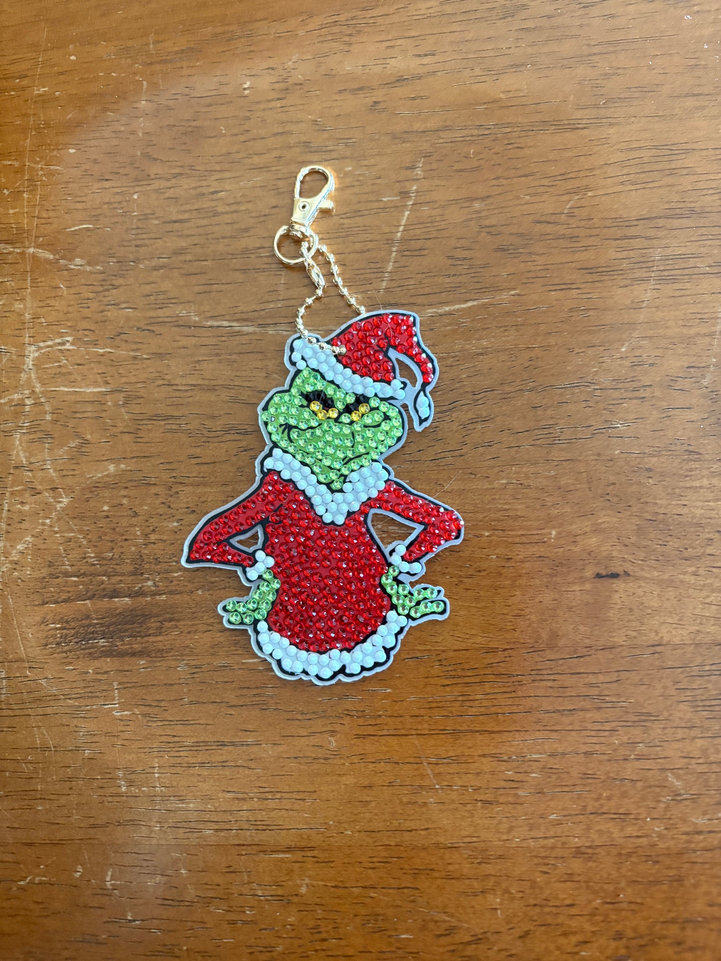 Grinchmas Collection Diamond Art Key chain or OrnamentsPink tiful of LOVE