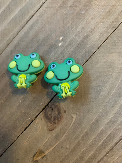 So kissable Frog Post EarringsPink tiful of LOVE