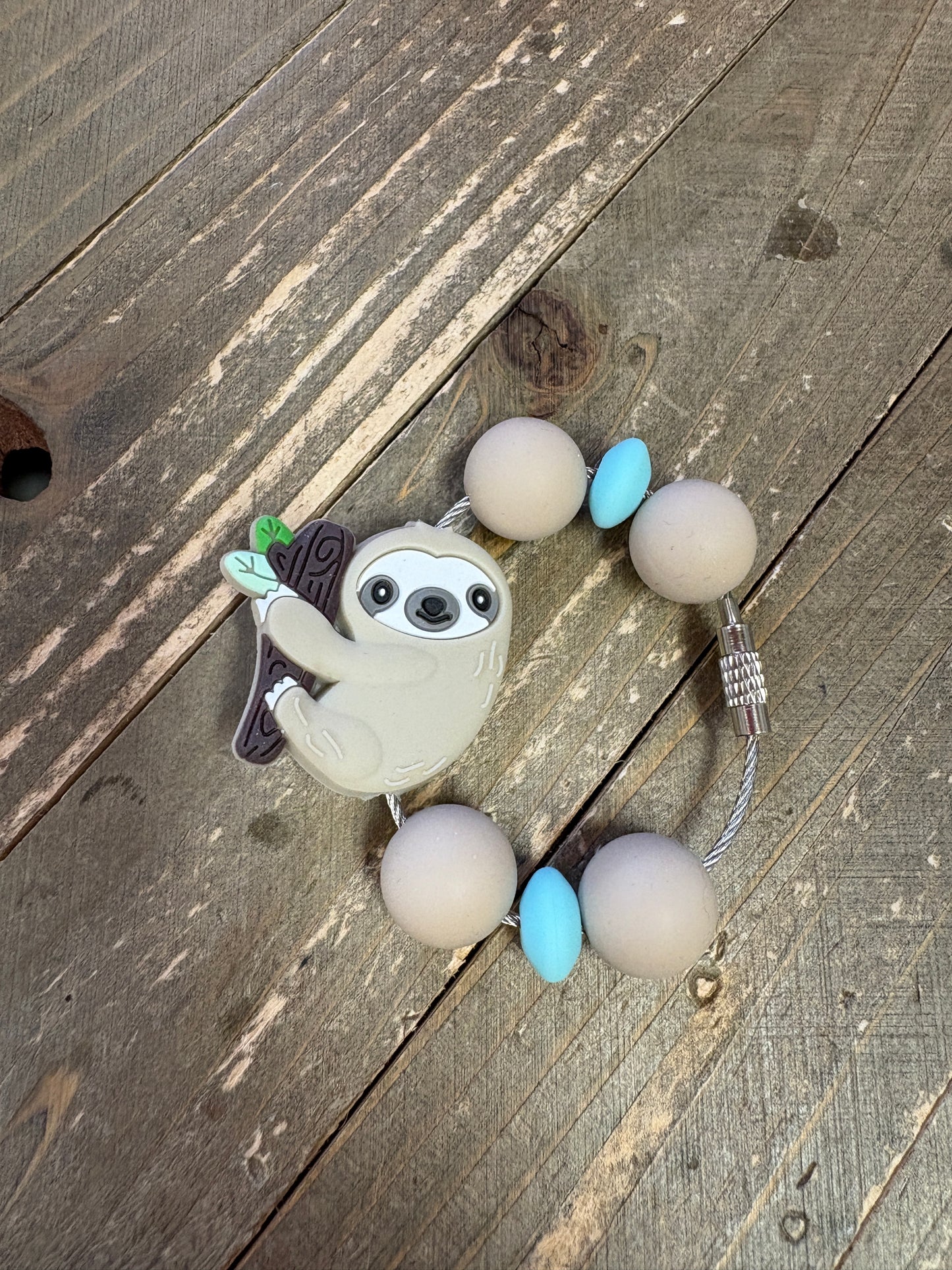 Sloth Beverage Cup/Tumbler Charm