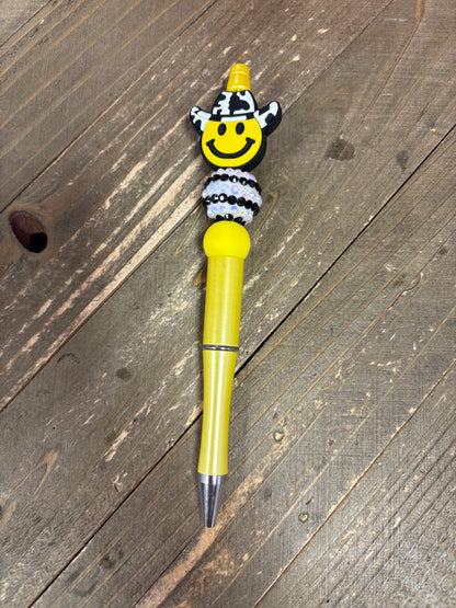 Cowboy Smiley Face  Pen