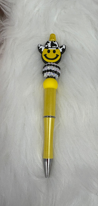 Cowboy Smiley Face  Pen