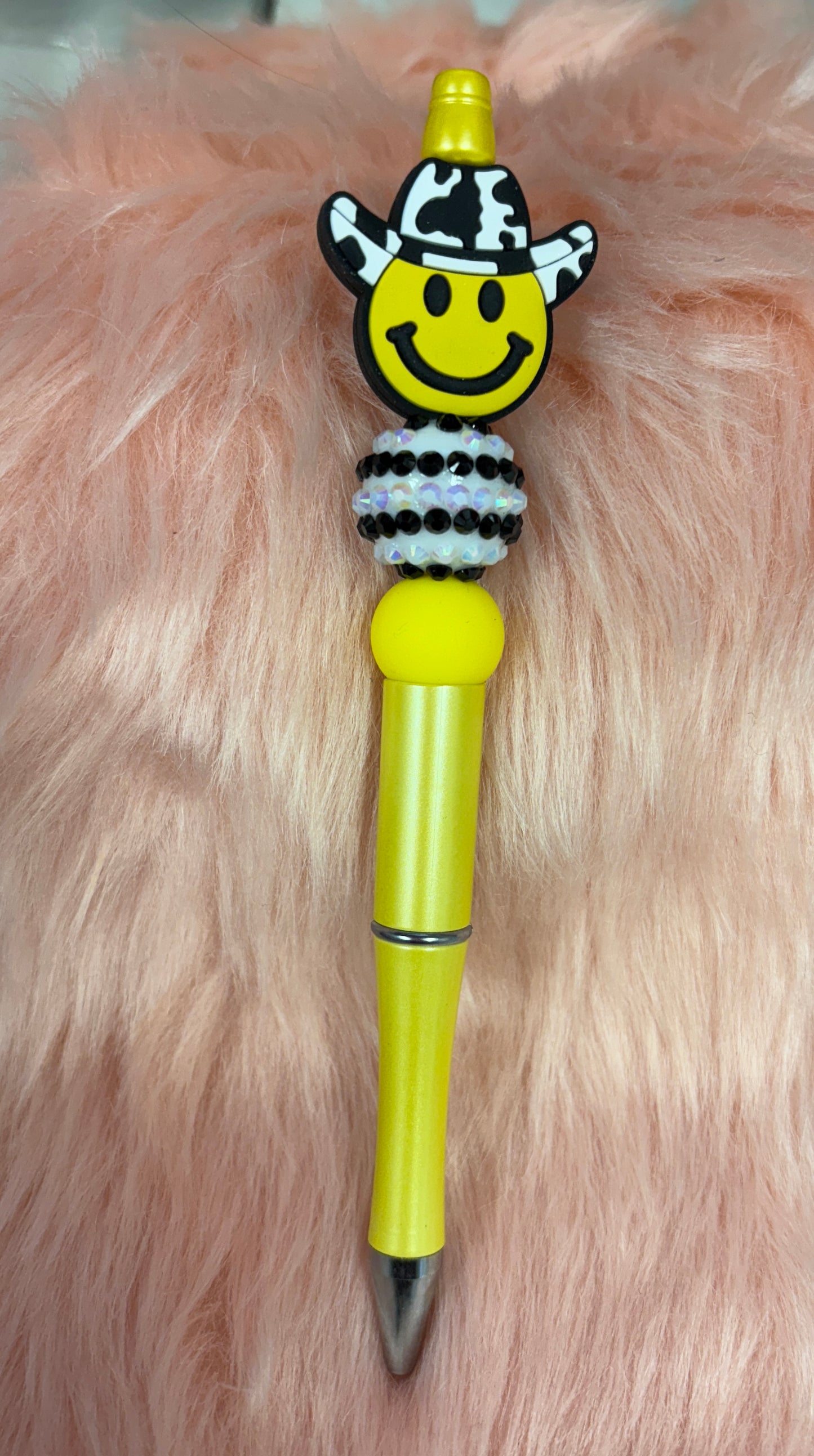 Cowboy Smiley Face  Pen