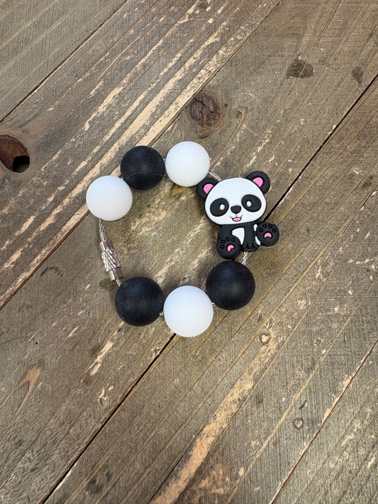 Panda Bear Beverage Cup/Tumbler Charm