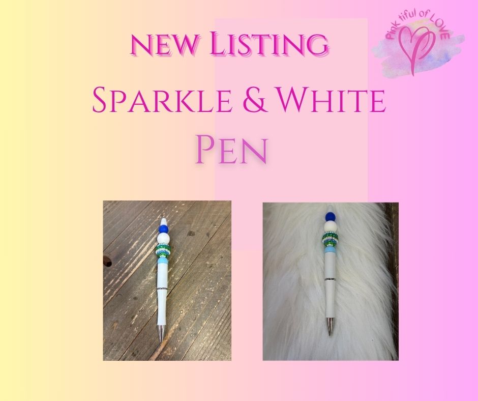 Sparkle & White Pen