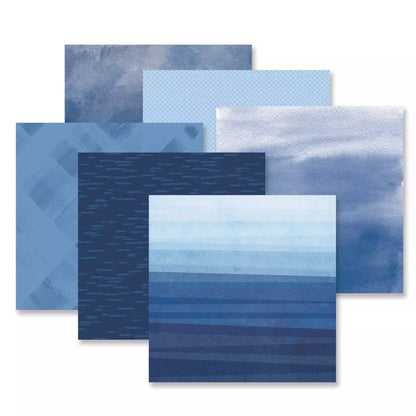 Creative Memories Blue Gradient Paper Pack