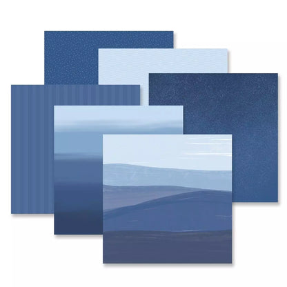 Creative Memories Blue Gradient Paper Pack