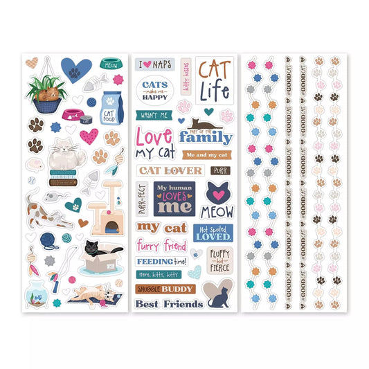 Creative Memories Purrr-Fect Kitty Cat Stickers (3/pk)Pink tiful of LOVE