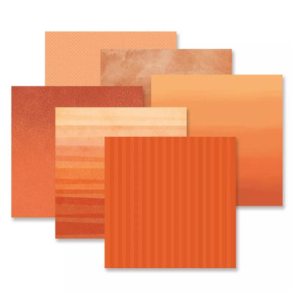 Creative Memories Orange Gradient Paper Pack