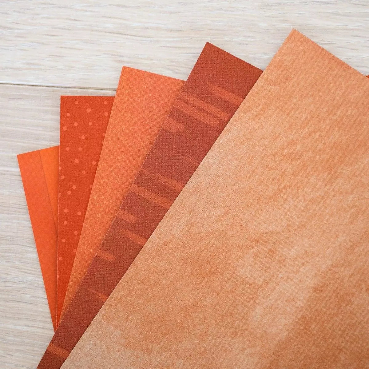 Creative Memories Orange Gradient Paper Pack