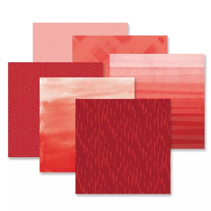 Creative Memories Red Gradient Paper Pack