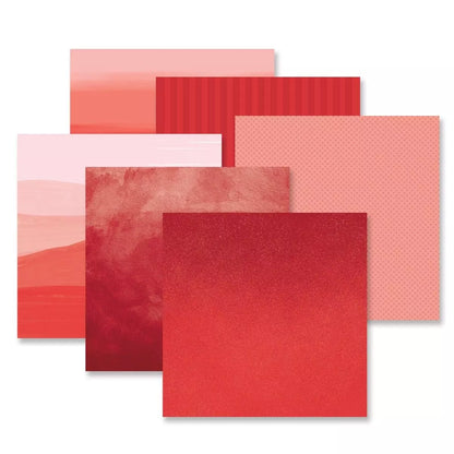 Creative Memories Red Gradient Paper Pack