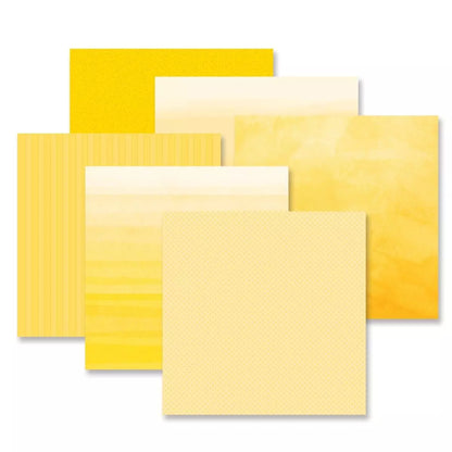 Creative Memories Yellow Gradient Paper Pack