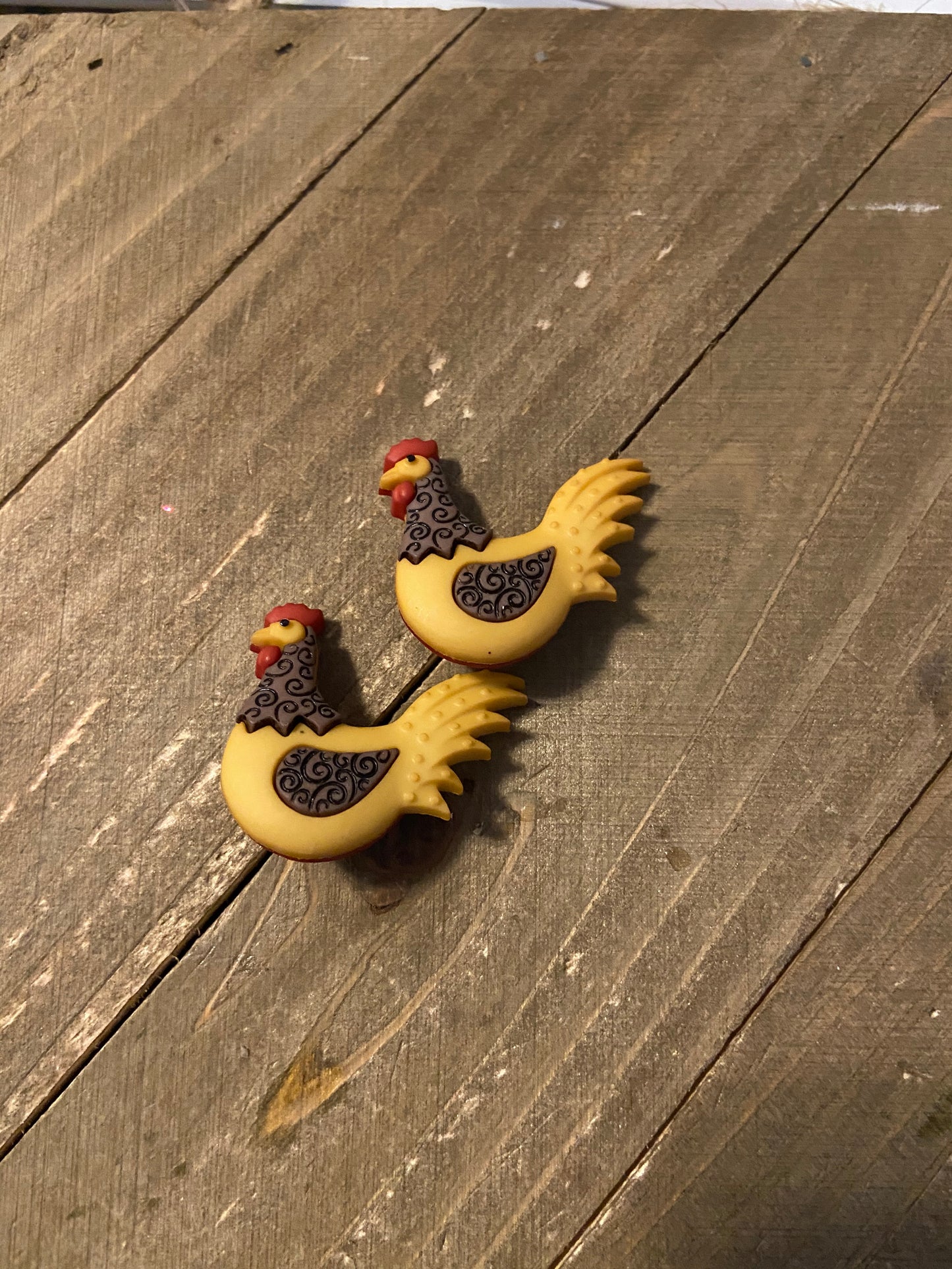 Stylin Chickens Roosters Post Earrings(3 poses to choose from)Pink tiful of LOVE