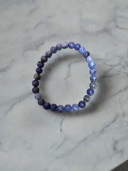 Sodalite Beaded Elastic/Stretch BraceletPink tiful of LOVE